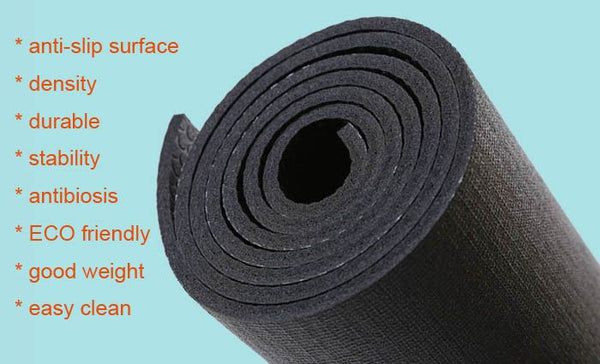 2016 New hot sale eco friendly natural organic hemp yoga mat, hemp material yoga mat