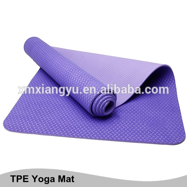 Durable Double Side 6mm thickness TPE Yoga Mat
