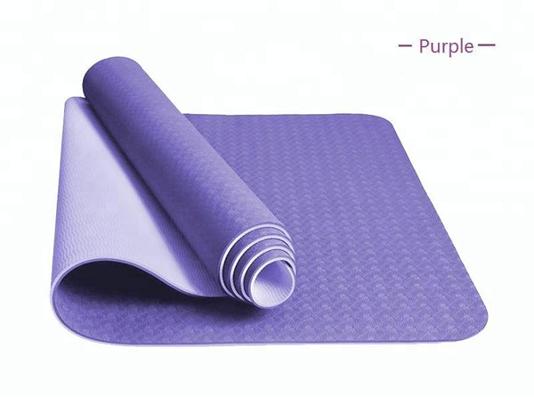 Hotest No-slip Yoga Mat 6mm TPE Sport Yoga Mat For Fitness Pilates Gymnastics